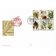 1992 FDC ALA VATICANO FIORI...