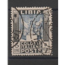 1940 LIBIA L. 5 NERO E...