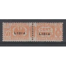 1927 LIBIA PACCHI POSTALI...