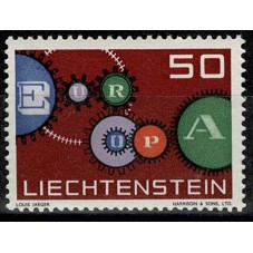 1961 LIECHTENSTEIN EUROPA...