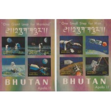 BHUTAN 1969 SPAZIO " APOLLO...