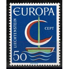 1966 LIECHTENSTEIN EUROPA...