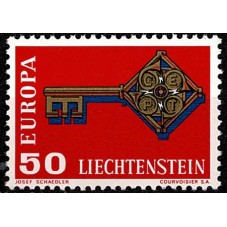 1968 LIECHTENSTEIN EUROPA...