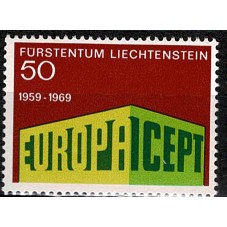 1969 LIECHTENSTEIN EUROPA...