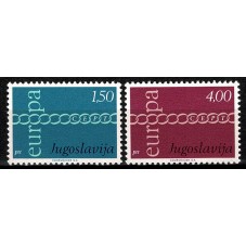 1971 JUGOSLAVIA EUROPA CEPT...