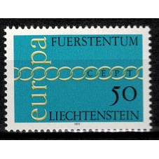 1971 LIECHTENSTEIN EUROPA...
