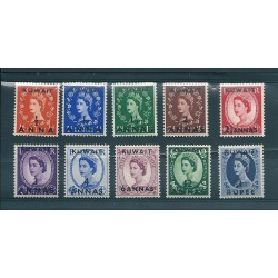 KUWAIT 1952-54 DEFINITIVA...