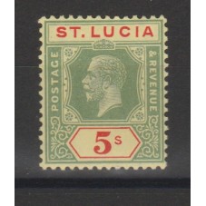 ST LUCIA 1921-26 - 5s....