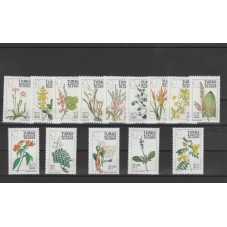 TURKS AND CAICOS 1989 FLORA...