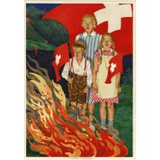 1930 SVIZZERA CARTOLINA...