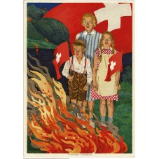 1930 SVIZZERA CARTOLINA...