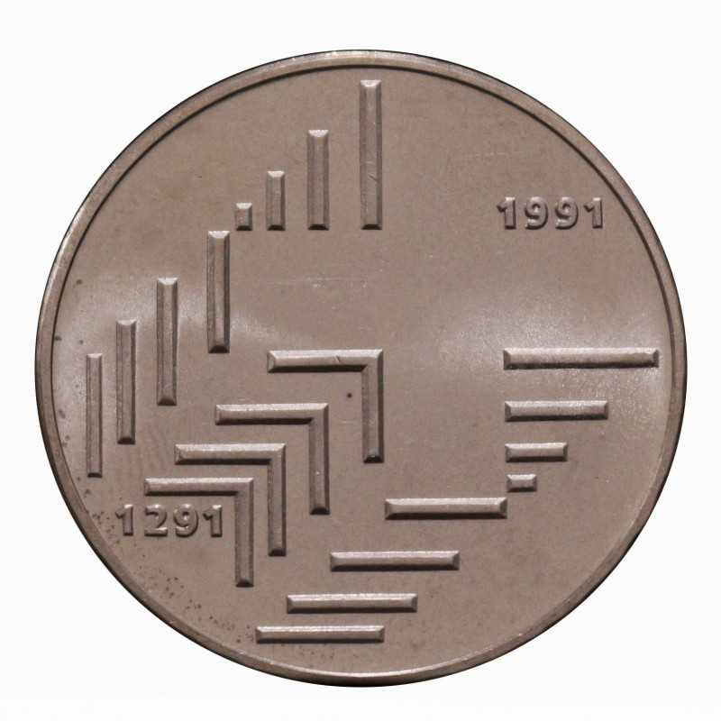 1991 SVIZZERA 20 FRANCHI 1991 SVIZZERA 20 FRANCHI