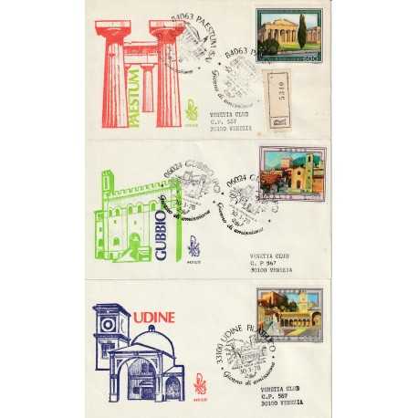 1977 FDC VENETIA 442-1-2-3/IT ITALIA SERIE TURISTICA V MF80944