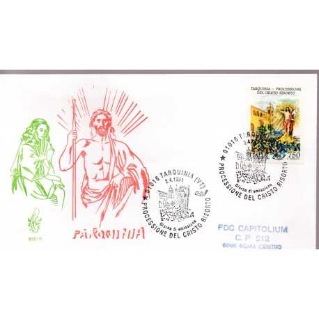 1994 FDC VENETIA 805 ITALIA TARQUINIA VIAGGIATA MF28527