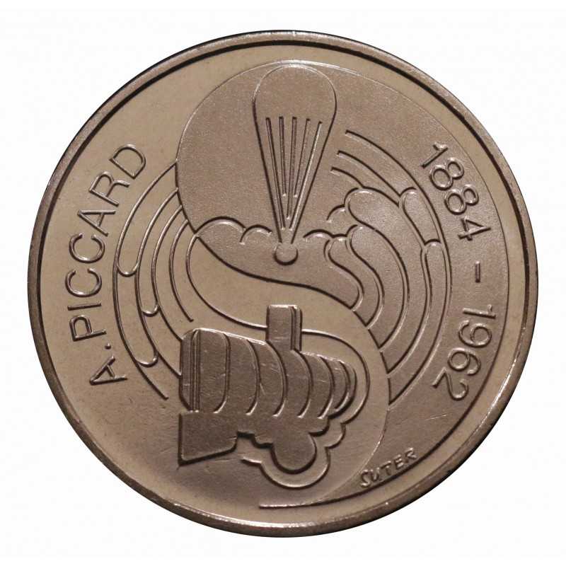 1984 SVIZZERA COMMEMORATIVA 5 FRANCHI A.PICCARD MF68074