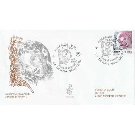 2004 FDC VENETIA N. 1234/IT ITALIA VENERE DI URBINO MF80510