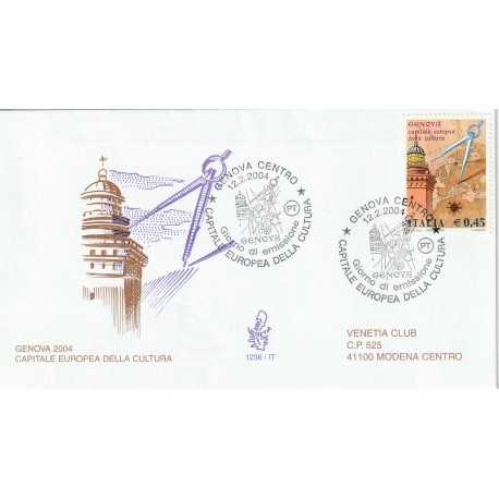 2004 FDC VENETIA N. 1236/IT ITALIA GENOVA 2004 MF80512