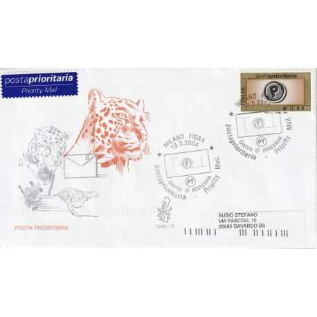 2004 FDC VENETIA N. 1240/IT ITALIA POSTA PRIORITARIA MF80515