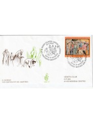 2004 FDC VENETIA N. 1249/IT ITALIA S.GIORGIO XVII CENT. MARTIRIO MF80523