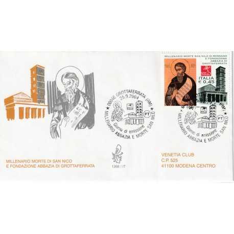 2004 FDC VENETIA N. 1266/IT ITALIA SAN NICO E ABBAZIA MF80540