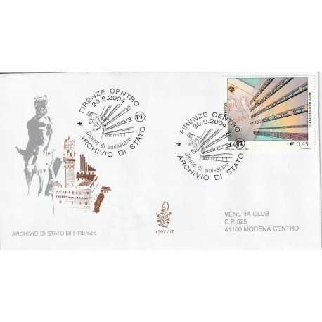 2004 FDC VENETIA N. 1267/IT ITALIA ARCHIVIO DI STATO DI FIRENZE MF80541