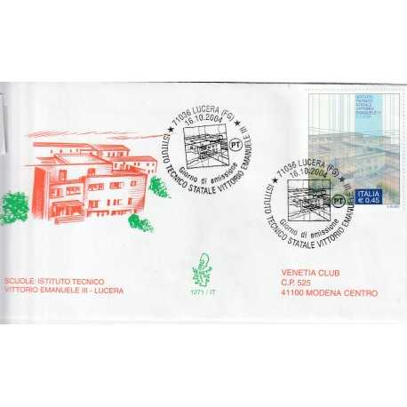 2004 FDC VENETIA N. 1271/IT ITALIA ISTITUTO TECNICO LUCERA MF80544