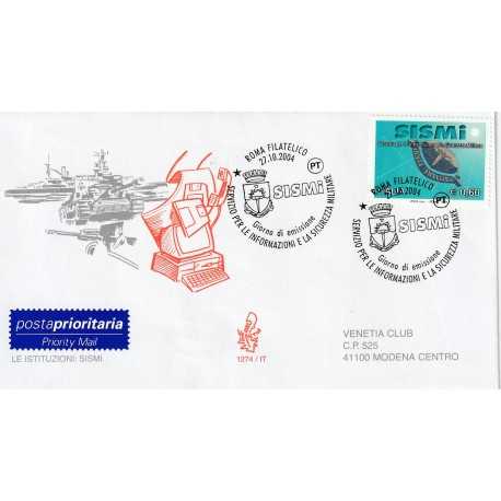 2004 FDC VENETIA N. 1274/IT ITALIA LE ISTITUZIONI: SISMI MF80547