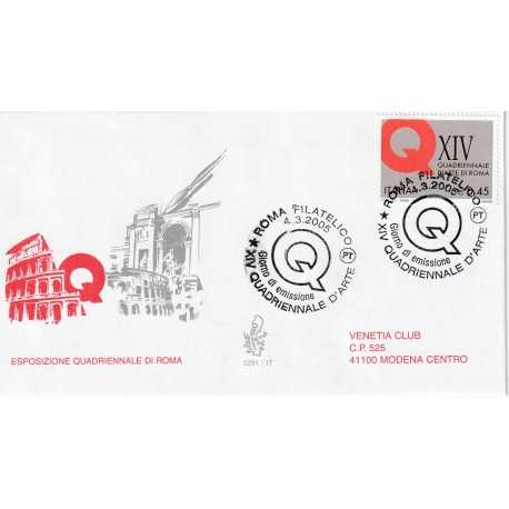 2005 FDC VENETIA N. 1291/IT TALIA ESPO. QUADRIENN. ROMA MF80563