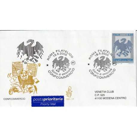 2005 FDC VENETIA N. 1301/IT TALIA CONFCOMMERCIO MF80573