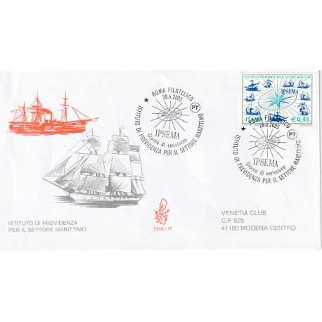 2005 FDC VENETIA N. 1310/IT ITALIA PREVENZIONE MARITTIMA MF80582