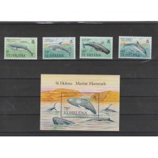 ST HELENA 1987 FAUNA MARINA...