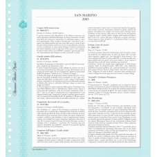 SAN MARINO 2003 FOGLI...