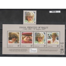 1998 TOKELAU 4 VALORI + BF...