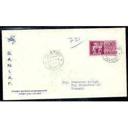 1958 FDC SANIAF ITALIA...
