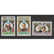 NAURU 1982 VISITA REALE 3...