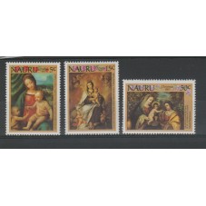 NAURU 1983 NATALE 3 VAL...