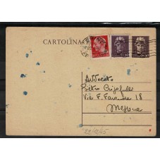 1945 LUOGOTENENZA CARTOLINA...